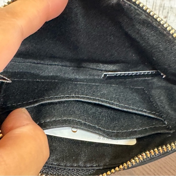 Coach “Pac-Man” “Game Over” limited edition Black Leather Wristlet - Picture 4 of 8